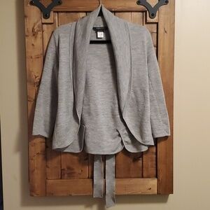 BCBGMaxAzria Merino Wool Shawl Collar Cardigan Size Small
